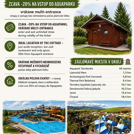 Pohoda 410 Village Tatralandia S 1 Spalnou 1 Obyvackou A 1 Izbou V Podkrovi * Liptovský Mikuláš